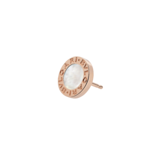 Rose Gold Single Stud Earring With Mother-Of-Pearl