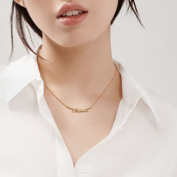 Knot Pendant Necklace - Image 2