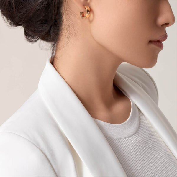 Love Hoop Earrings, Classic Model - Image 2