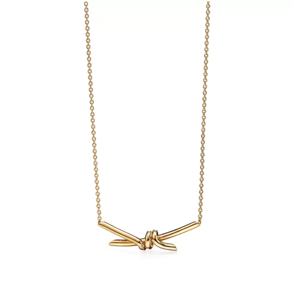 Knot Pendant Necklace - Image 3