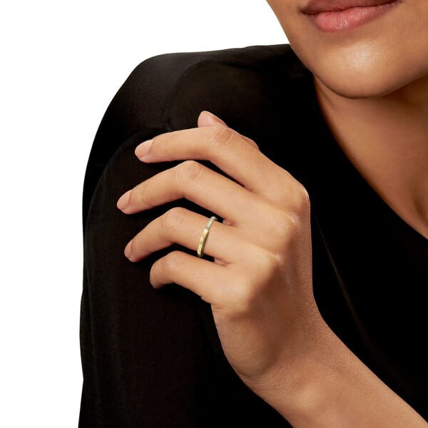 Ring in Yellow Gold with stone - Image 2