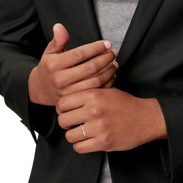 Ring in Yellow Gold with stone - Image 3