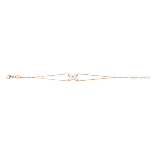 Jeux De Liens Bracelet Set With Mother-Of-Pearl And A Brilliant-Cut Stone - Image 3