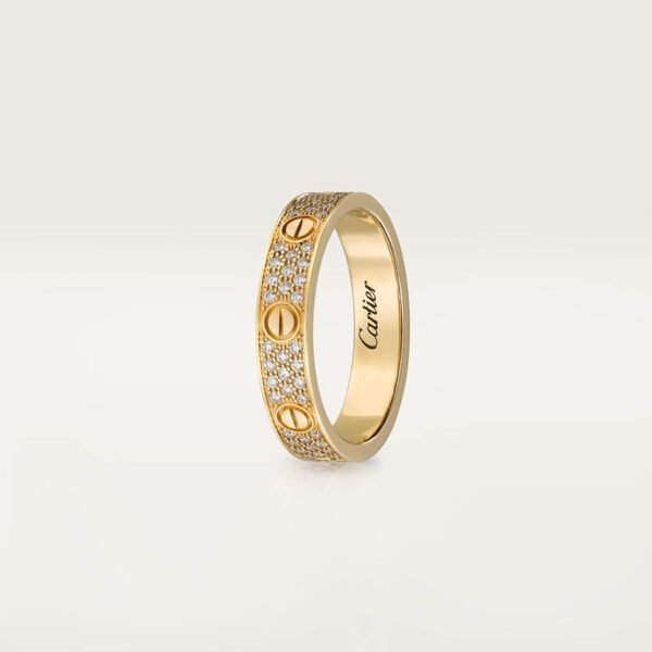 Love Ring, Small Model, Paved - Image 4