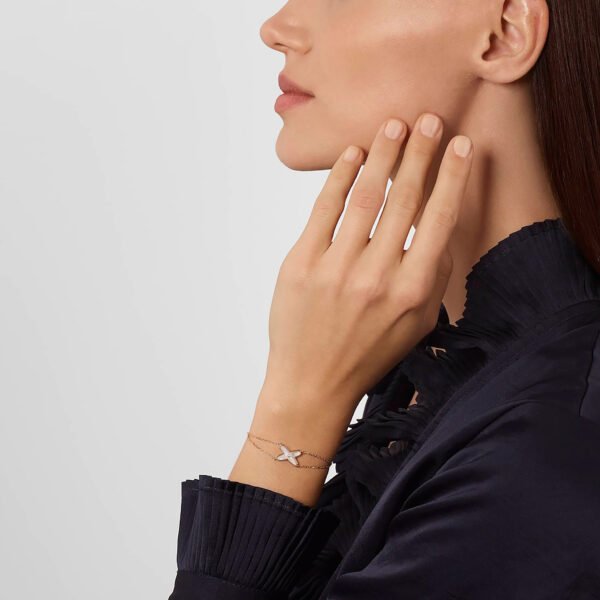 Jeux De Liens Bracelet Set With Mother-Of-Pearl And A Brilliant-Cut Stone - Image 2