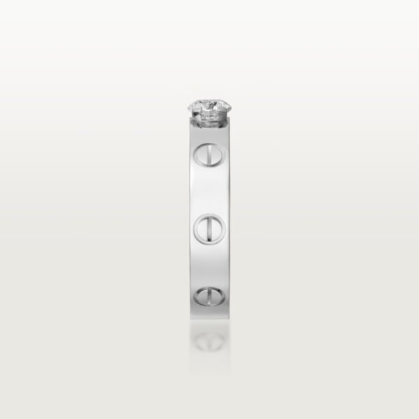 Love Ring With Round Brilliant Cut Stone - Image 2