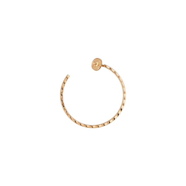Coco Crush Hoop Earrings Quilted Motif - Image 5