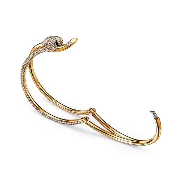 Double Row Hinged Bangle - Image 5