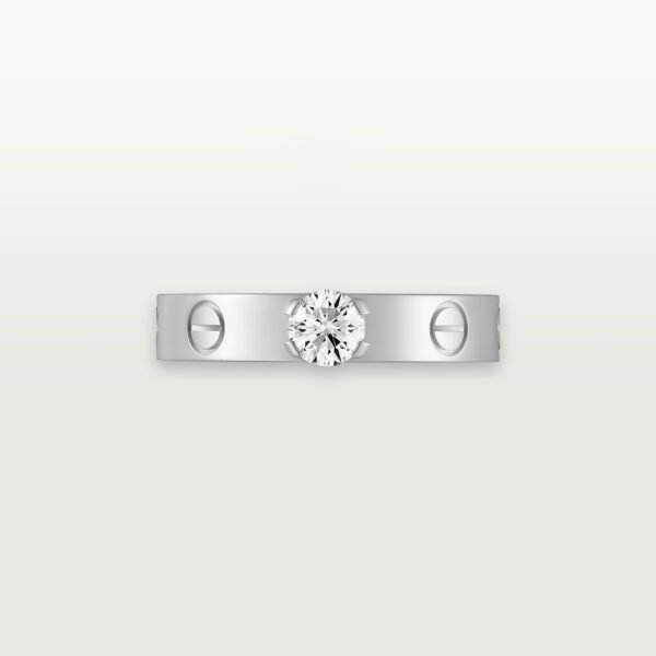 Love Ring With Round Brilliant Cut Stone - Image 3