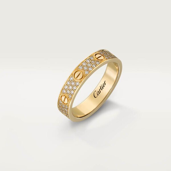 Love Ring, Small Model, Paved - Image 5