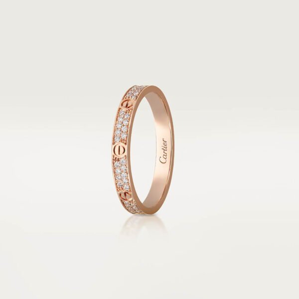 Love Ring, Small Model, Paved - Image 4