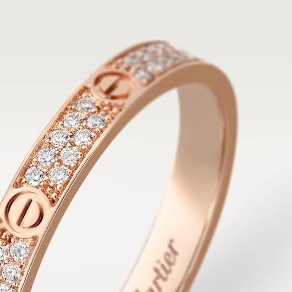 Love Ring, Small Model, Paved - Image 3