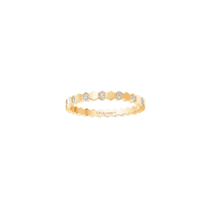 Bee De Ring With Semi-Pavé, Brilliant-Cut Stone