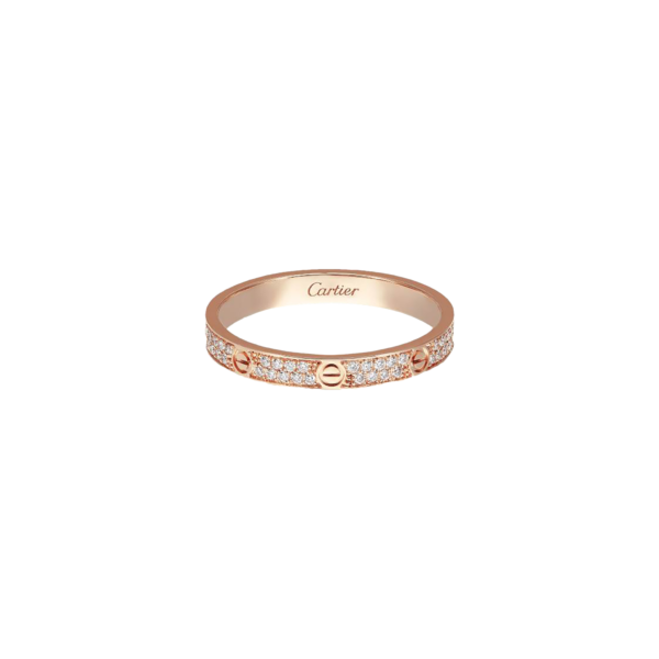 Love Ring, Small Model, Paved